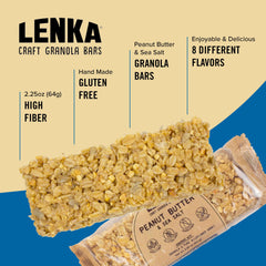 Lenka individually-wrapped bar, perfect for travel and school snacks