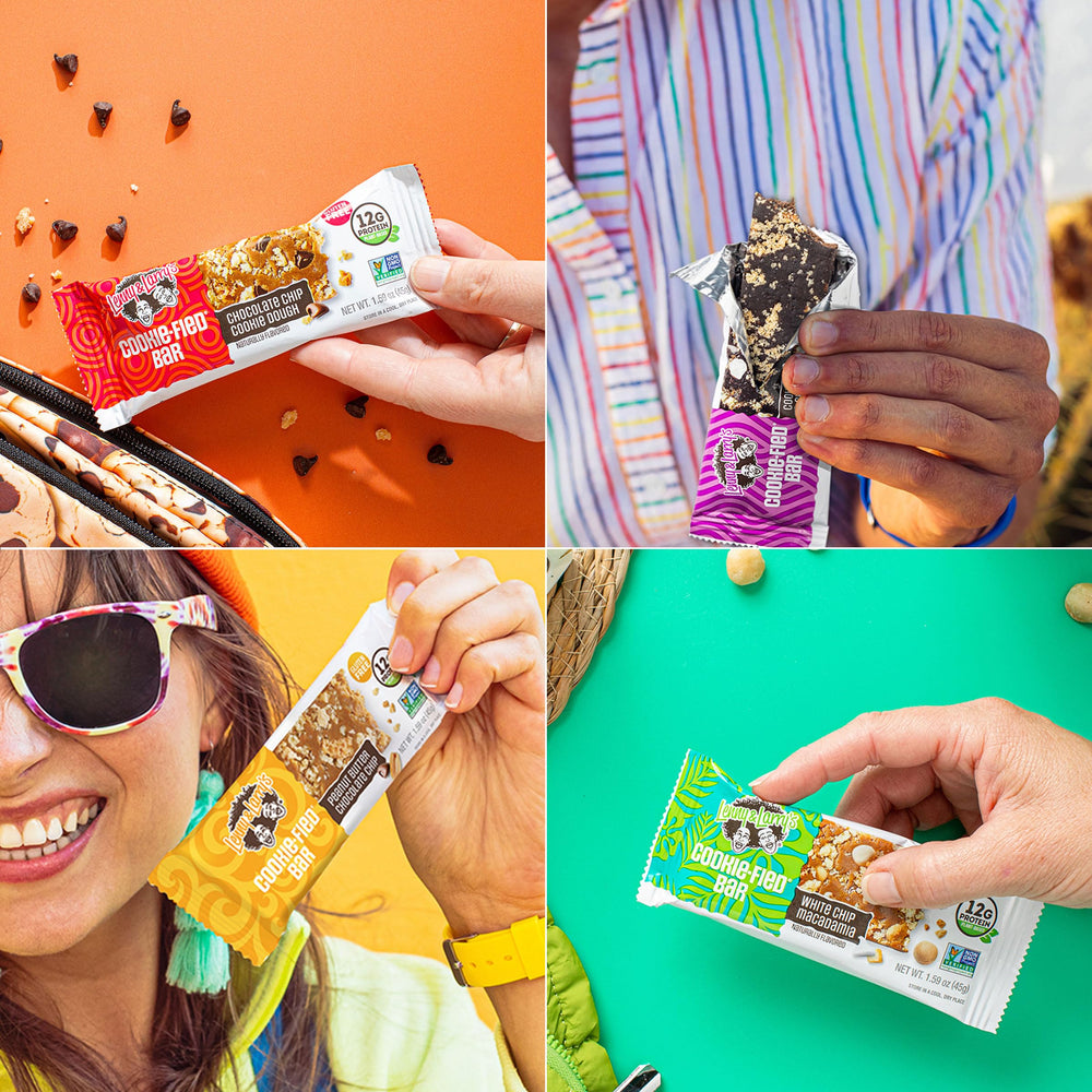 Lenny and Larry's Cookie-fied Bar Peanut Butter Chocolate Chip as a protein-rich pick-me-up