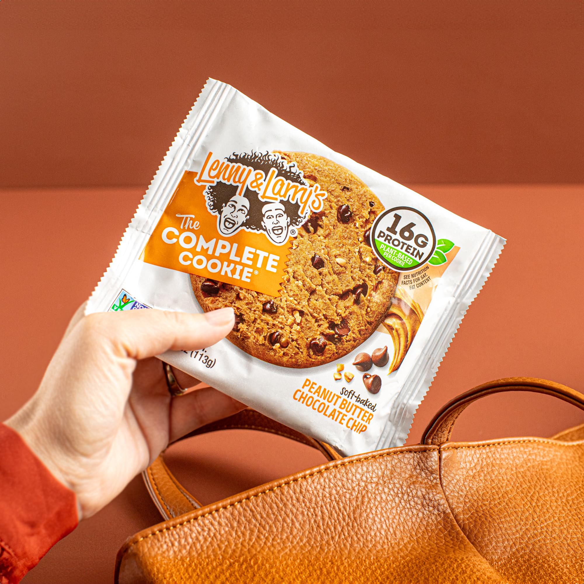 Lenny & Larry's Complete Cookie 10g fiber boost image for digestive-friendly snacking