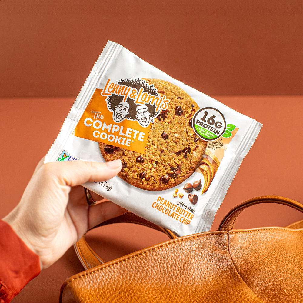Lenny & Larry's Complete Cookie 10g fiber boost image for digestive-friendly snacking