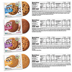 Lenny & Larry's Complete Cookie 4oz close-up showing chewy texture and protein