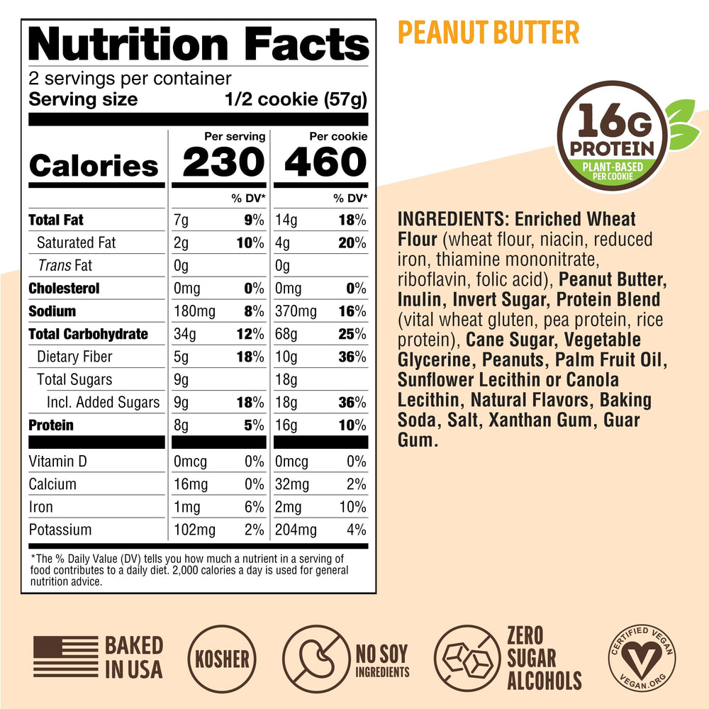 Lenny & Larry's Complete Protein Cookie on desk with snack-time setup.