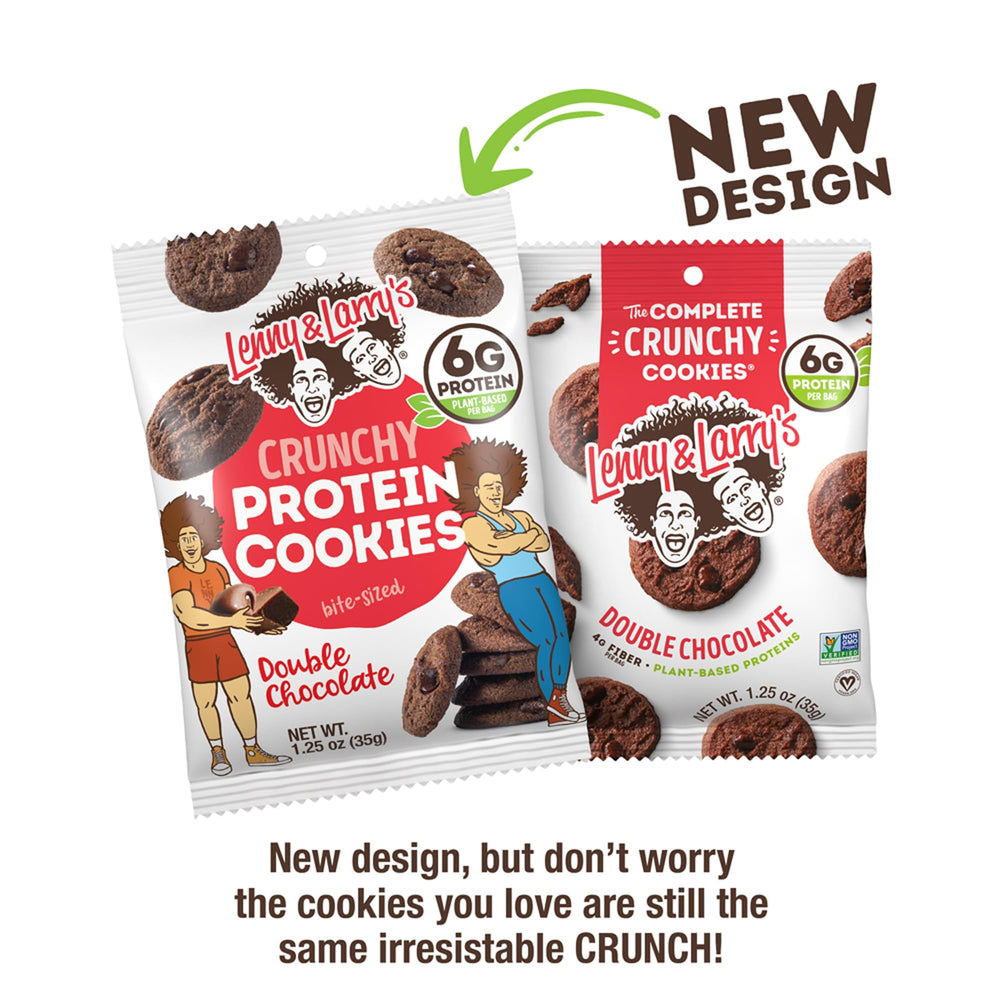 Lenny & Larry's Complete Cookie, individually wrapped for freshness and travel snacking.