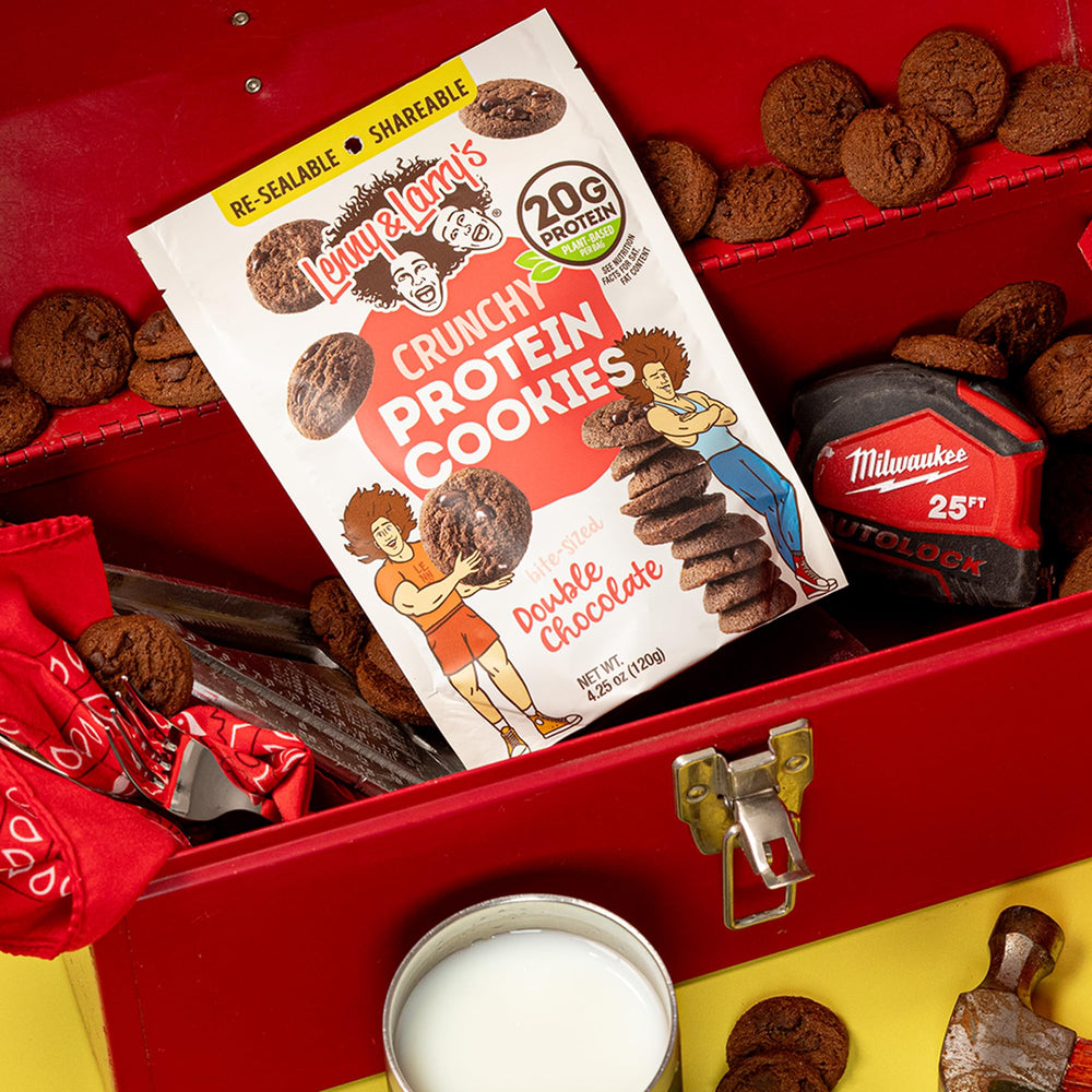 Lenny & Larry's Complete Crunchy Cookie bite-sized portion, easy snack