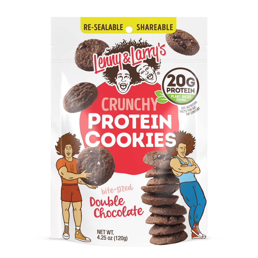 Lenny & Larry's Complete Crunchy Cookie 6-pack box on store shelf