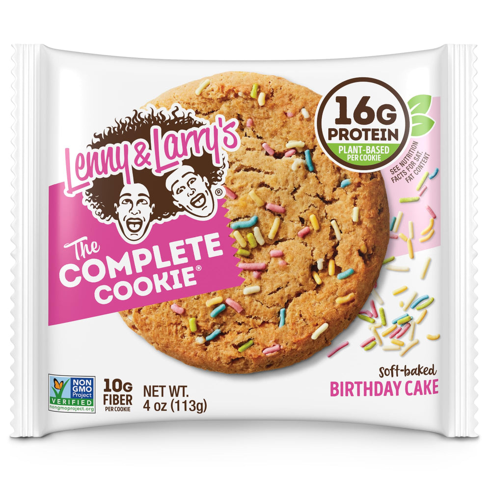 Lenny & Larry's Birthday Cake flavor cookie enjoyed after activity.