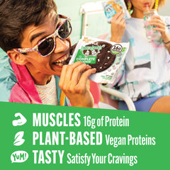Lenny and Larry's Choc-O-Mint 12-pack cookies, convenient grab-and-go snack.