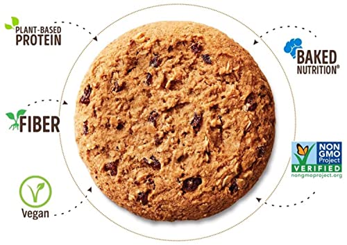 Fiber-rich Lenny & Larry's Complete Protein Cookie presented as a mid-day snack option.