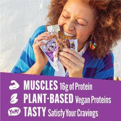 Close-up of Lenny & Larry's Complete Protein Cookie oatmeal-raisin highlighting chewy texture.