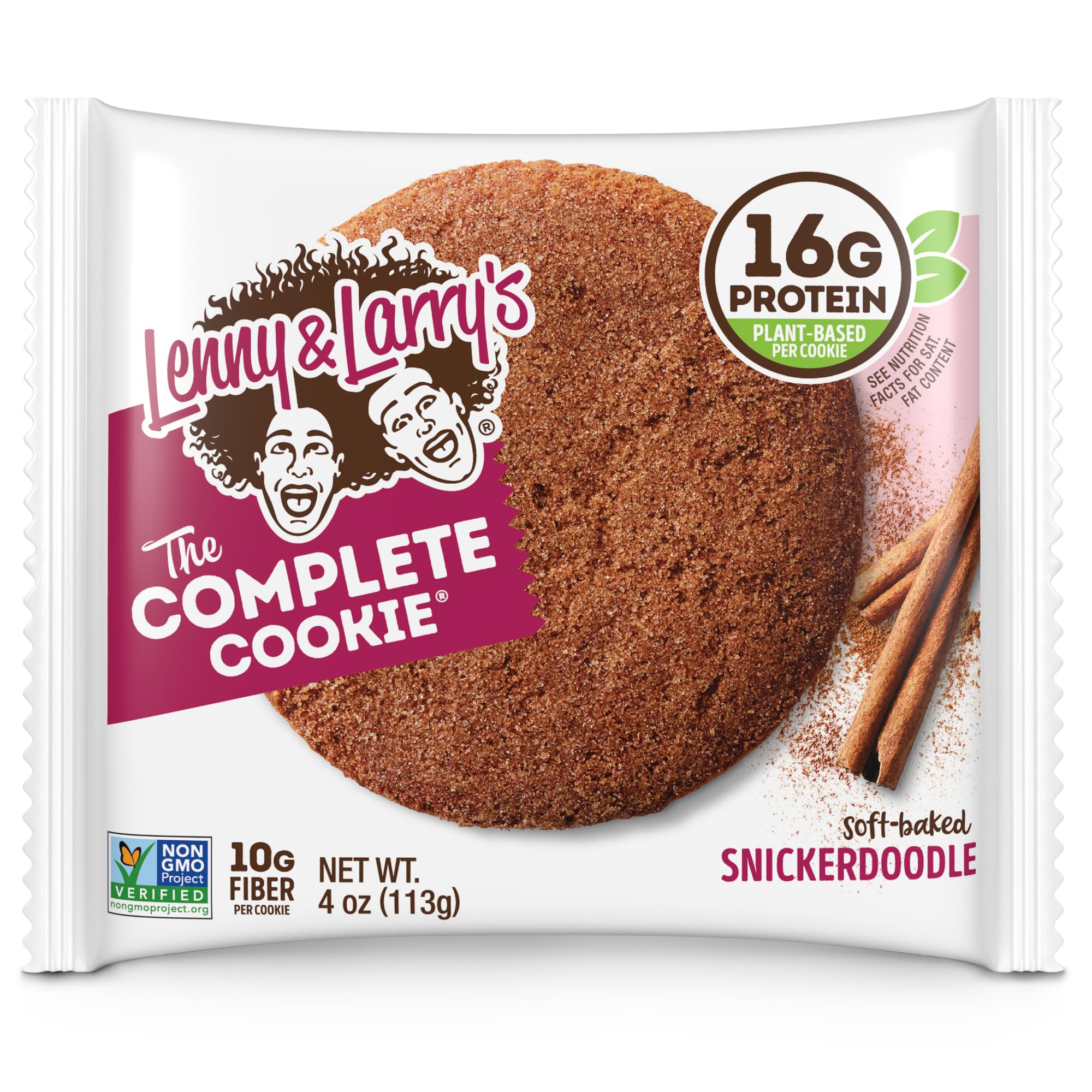 Hero shot of cookie with cinnamon-sugar aroma