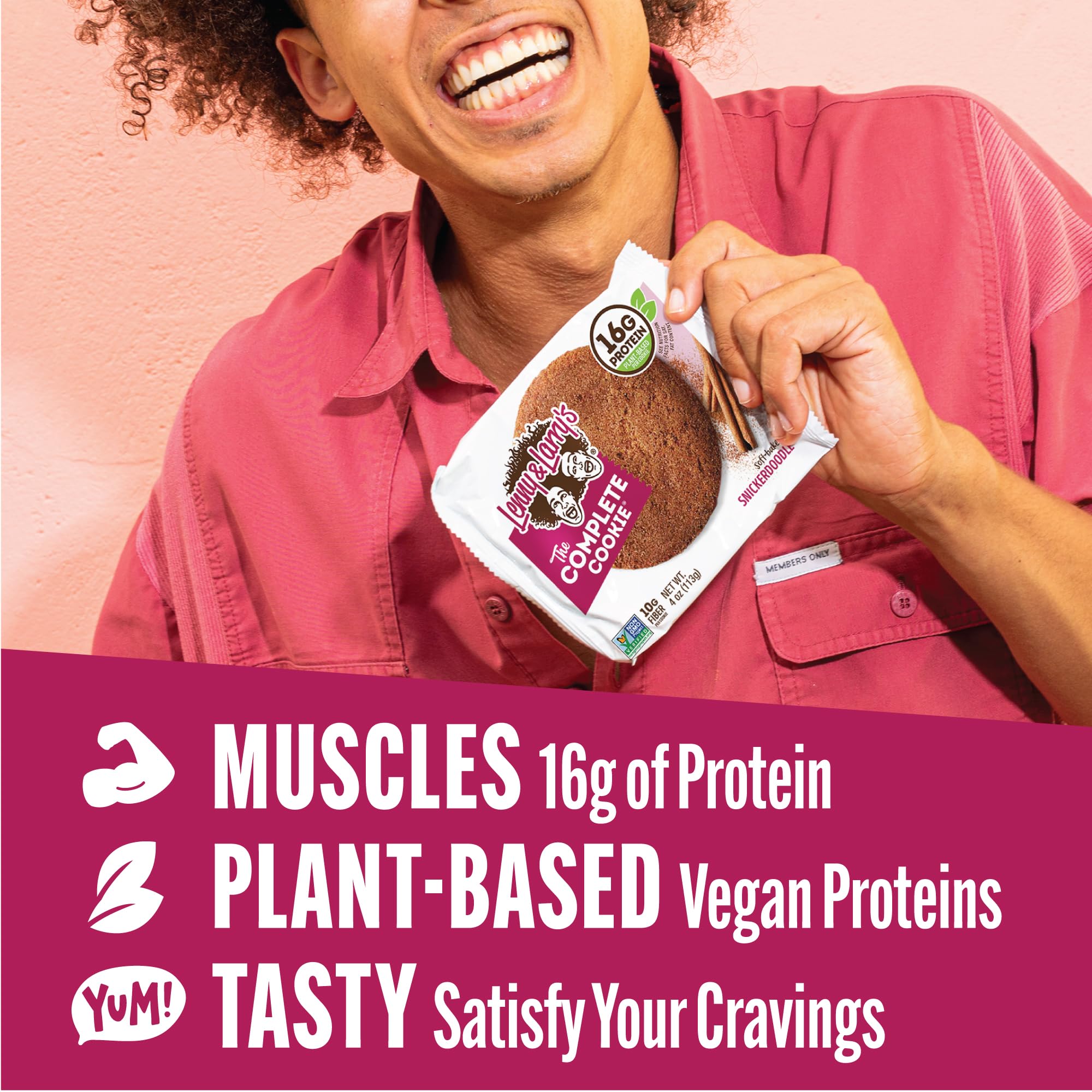 Soft-baked Snickerdoodle texture close-up highlighting protein-packed indulgence