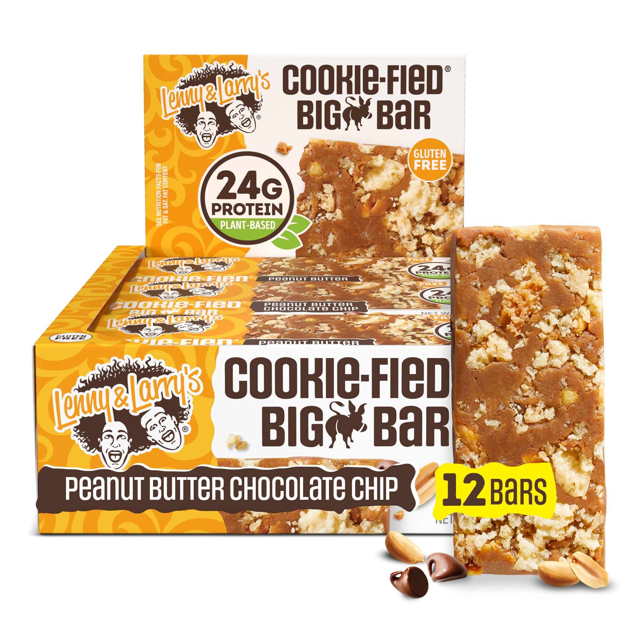 Lenny and Larry's Cookie-fied Big Bar box offers a gluten-free vegan protein snack for on-the-go.