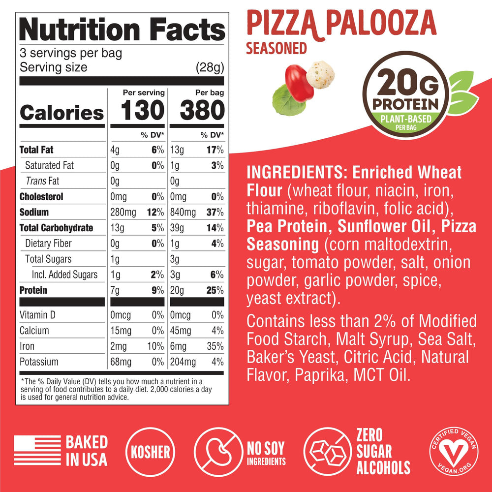 Lenny & Larry's FITZELS vegan protein pretzels in convenient snack form.