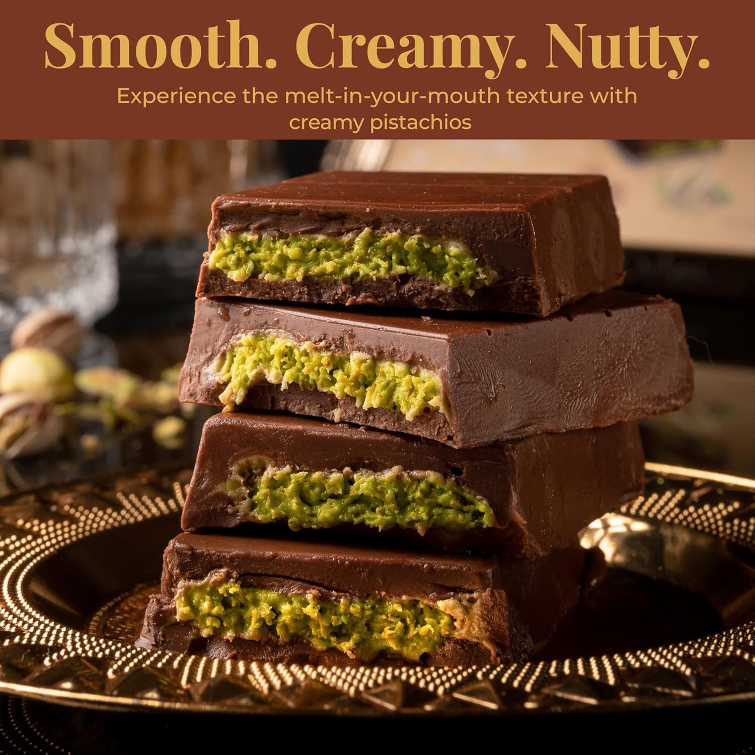 Leonessa Dubai real-pistachio-pieces emphasize authentic crunch and high-quality nuts.