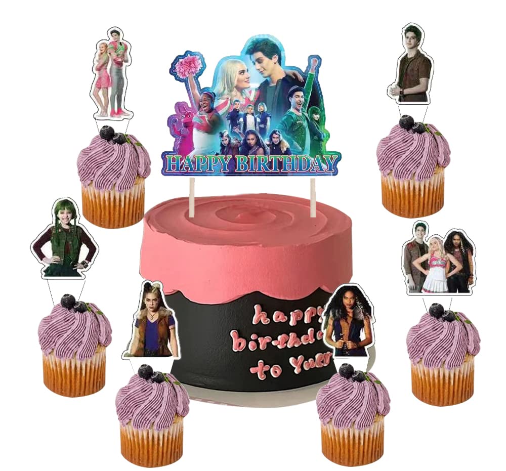LEOWEST zombies cake toppers for quick cake decoration
