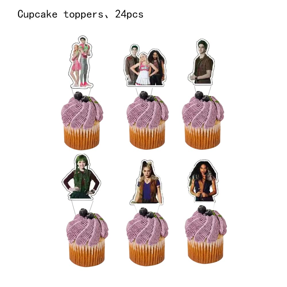LEOWEST zombies cupcake toppers add playful theme to desserts