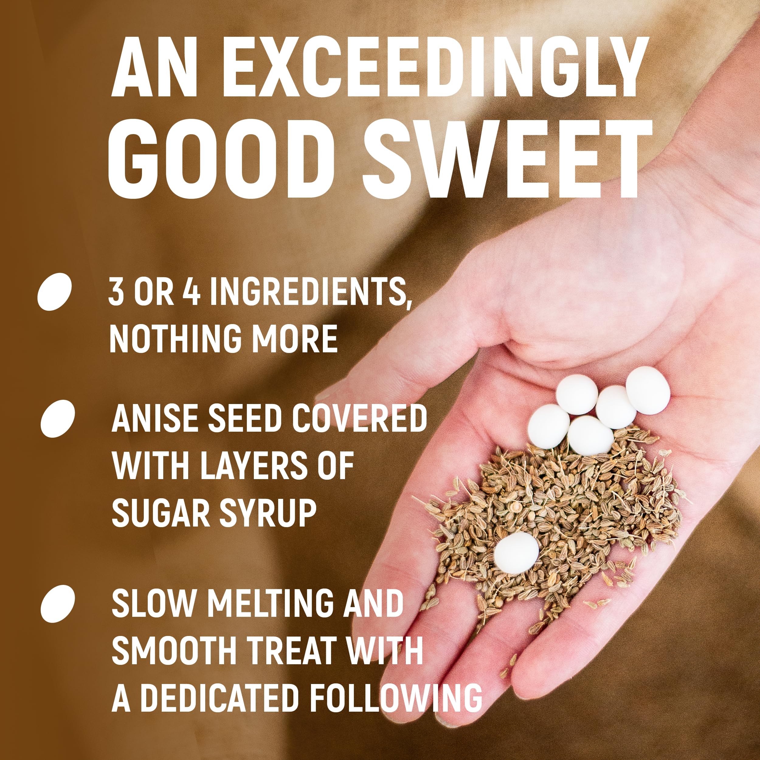 Les Anis de Flavigny 400-year-tradition candy connects you to a centuries-old recipe.