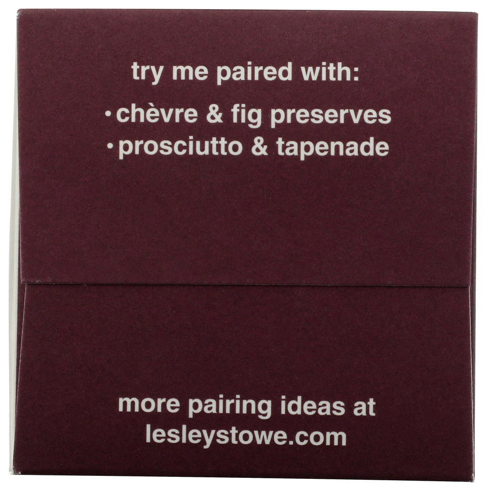 Lesley Stowe Raincoast Crisps Fig Olive atelier shot