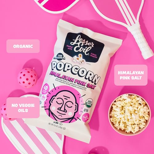 LesserEvil 5 oz bags offer portable, snackable portions.