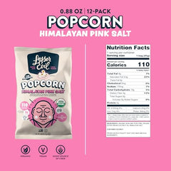 Lesserevil air-popped butterfly kernels provide tender, fluffy popcorn.