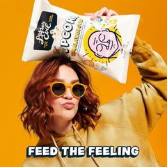 Lesserevil Himalayan pink salt adds pure seasoning to each crunch.