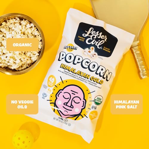 Lesserevil lunchbox-ready popcorn for quick, wholesome snacks.