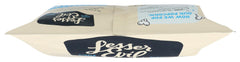Lesserevil Oh My Ghee popcorn bag highlights organic and US-made snack promise.