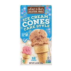 Let's Do Gluten Free ice cream cones deliver a crisp cone for every dessert.