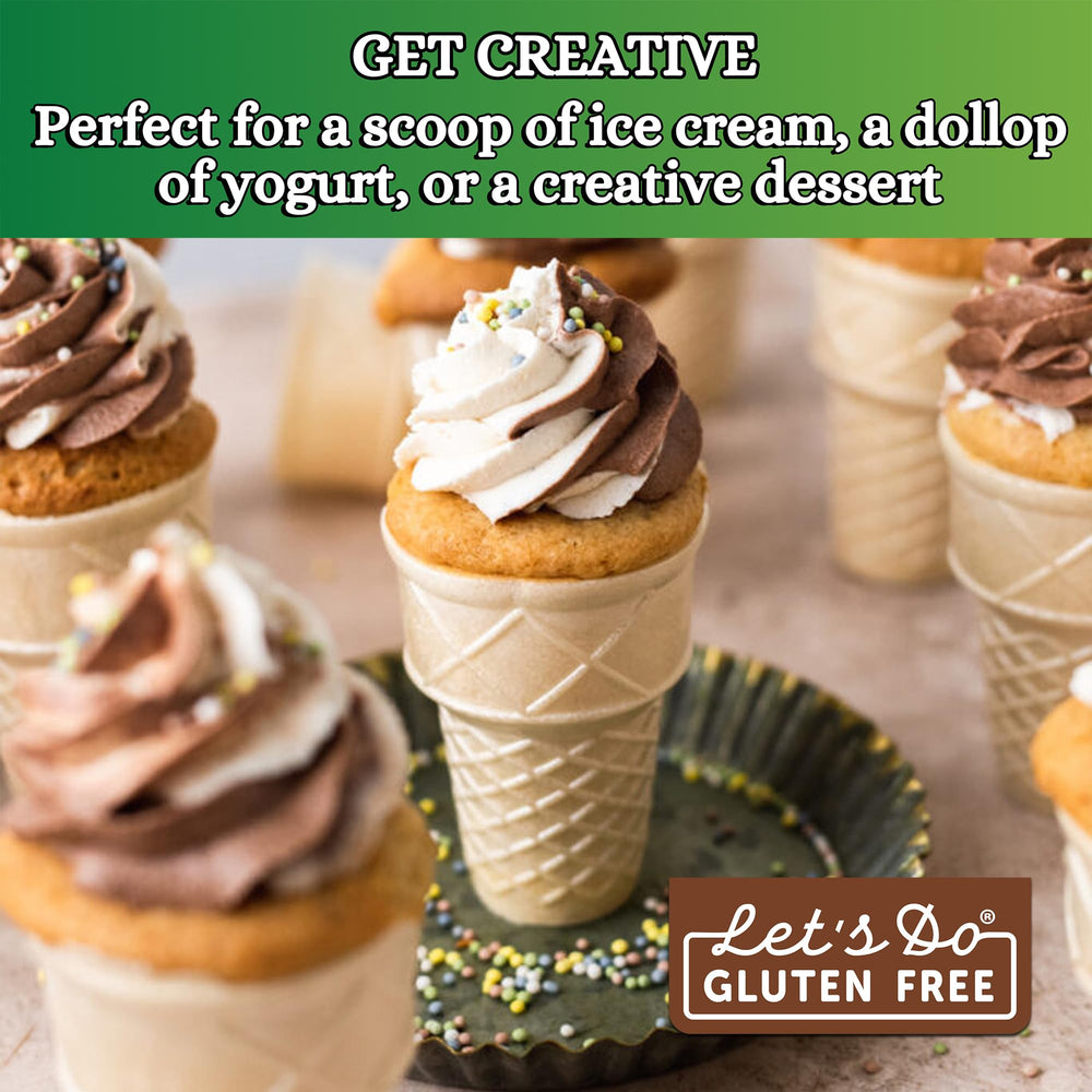 Non-GMO verified Let's Do cones align with clean ingredient choices.