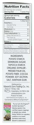 Let's Do Gluten Free Sugar Cones Rolled Style certified kosher for inclusive meals.