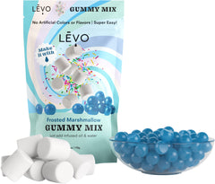 LEVO Gummy Mix Frosted Marshmallow liquid mix prepared for gummies.