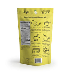 LEVO prepared gummy mixture in bowl ready for infused oil mixing