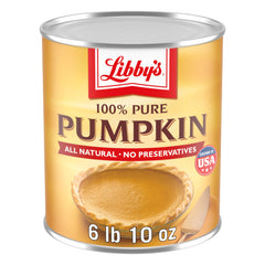 Libby’s bulk pumpkin can ready for large-batch baking and holiday desserts.
