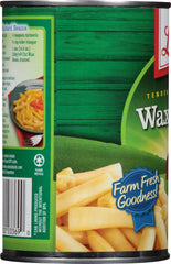 Libby's wax beans served in a bowl garnished for a ready-to-eat side dish