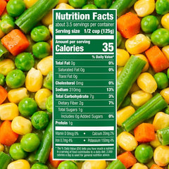 Libby’s Mixed Vegetables with carrots and potatoes, vibrant chunks for a side dish