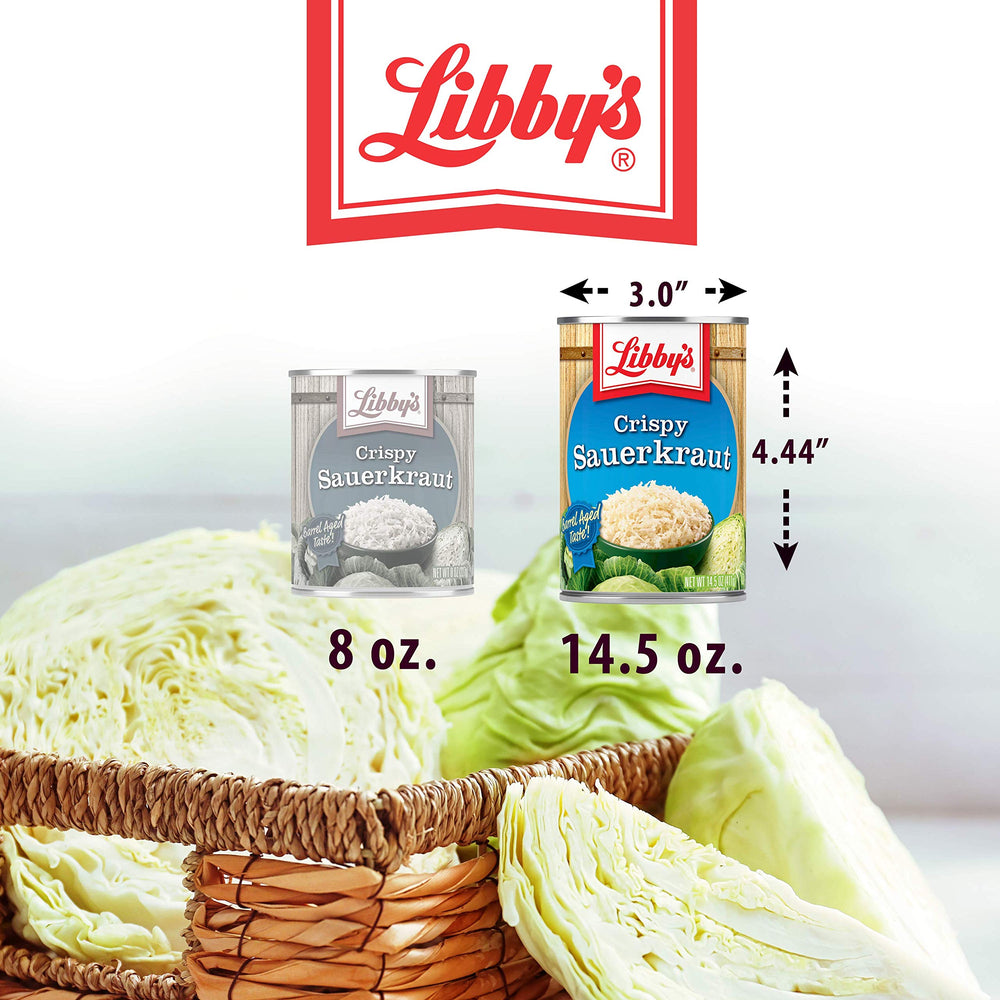 Libby's sauerkraut in salad bowl adding tangy crunch