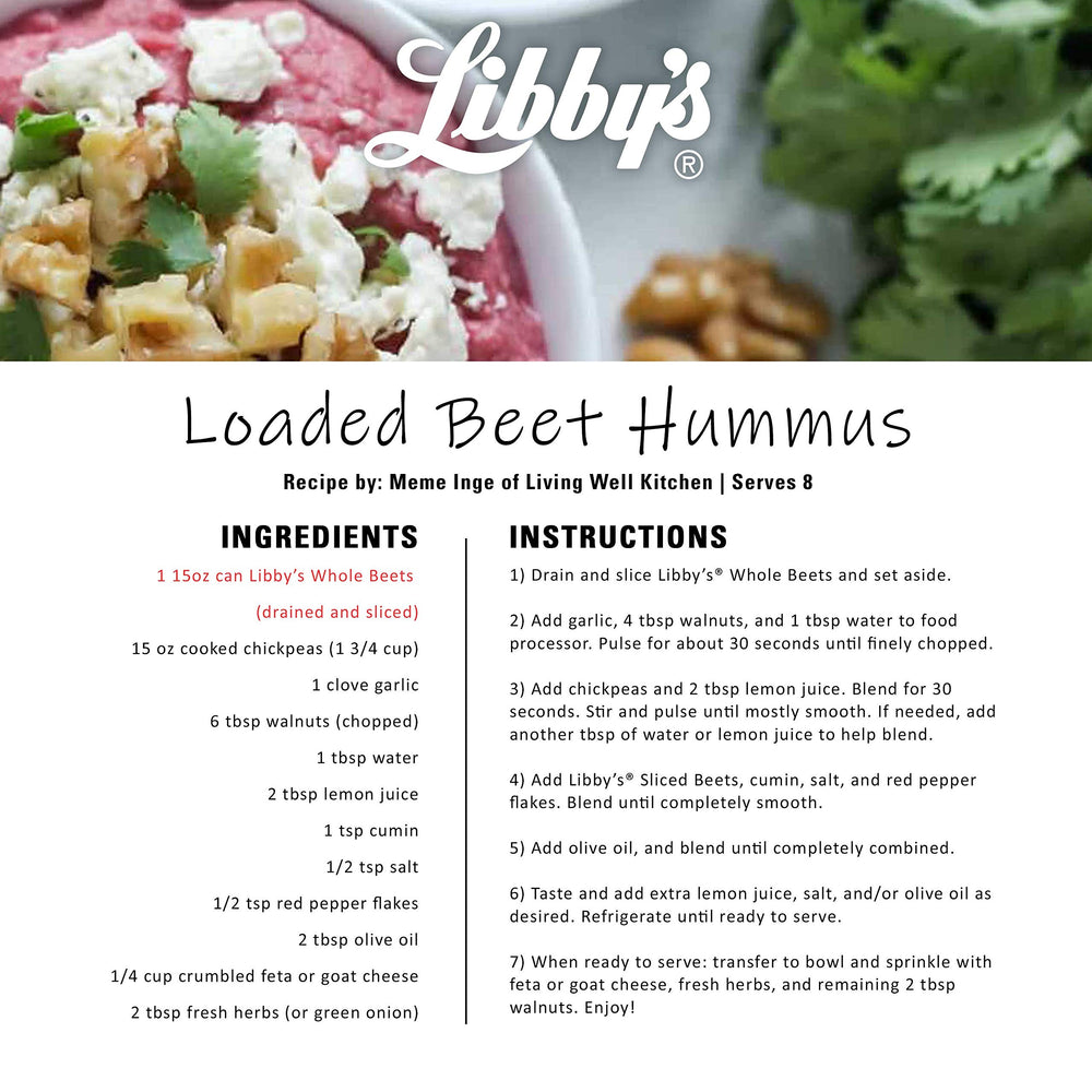 Libby's label close-up highlighting simple ingredients and kosher note
