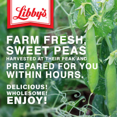 Libby's peas served in a bowl as a quick nutritious side