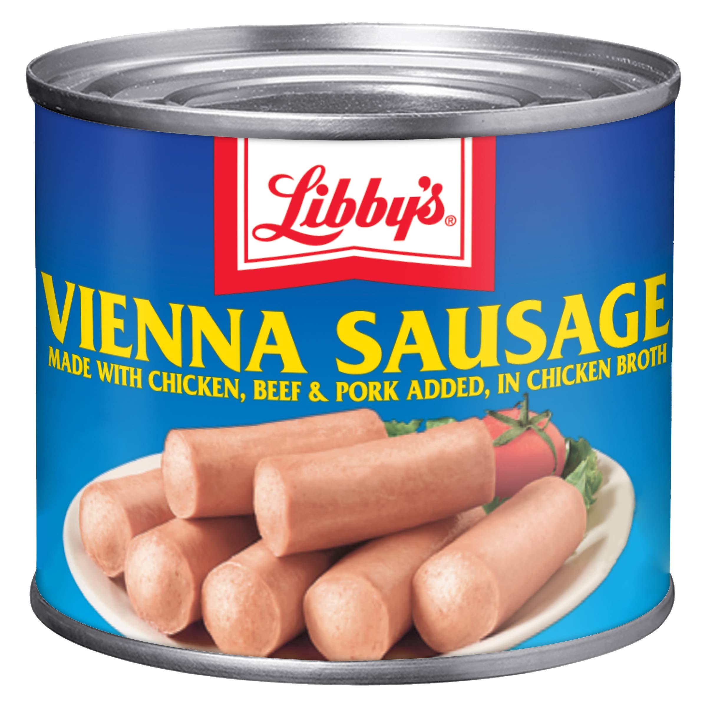 Libby's front package showing 24-pack and branding, convenient bulk supply
