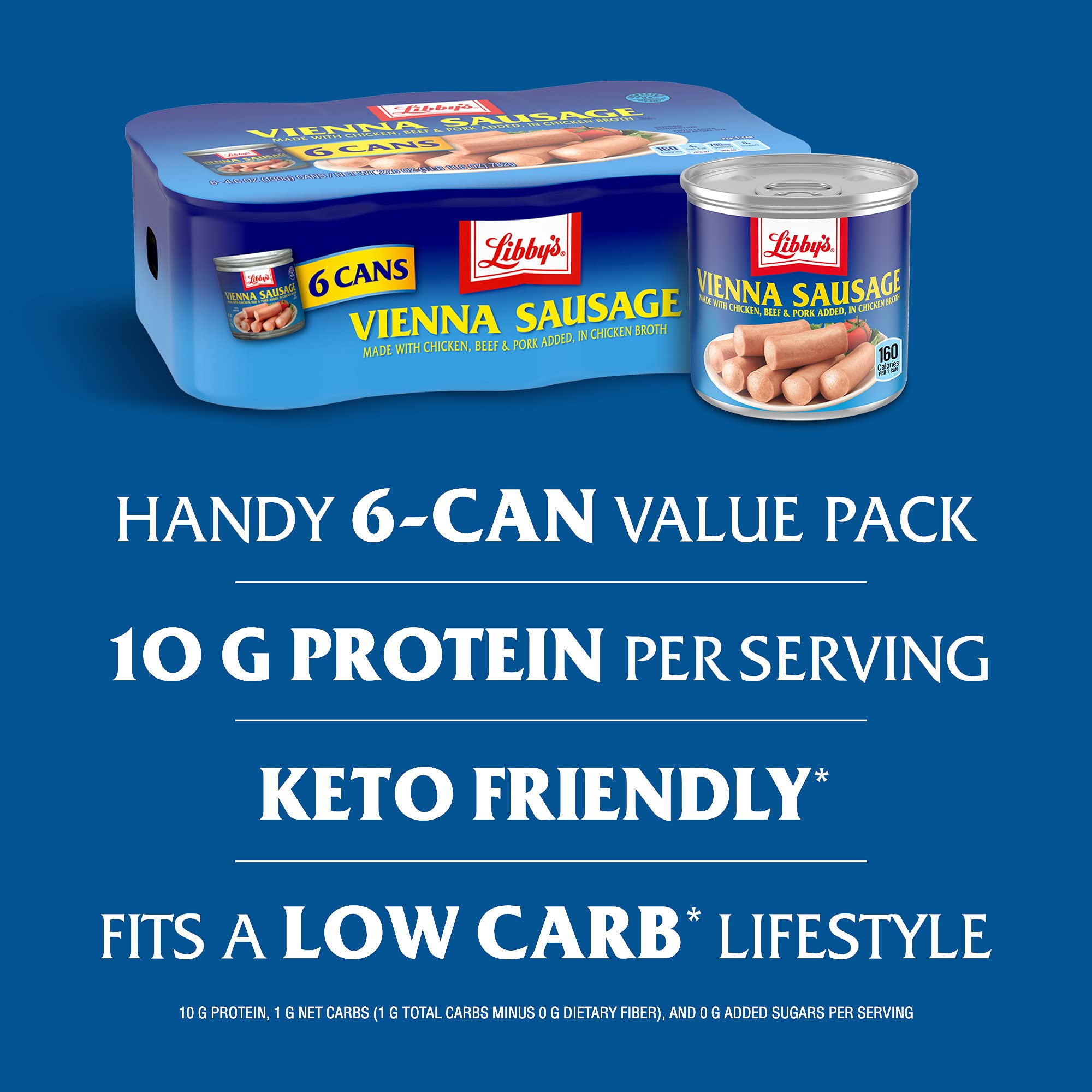 Libby's Vienna sausages in lunchbox, protein-packed snack