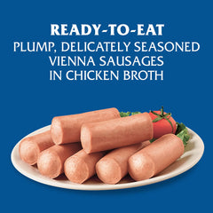 Libby's Vienna sausages on camping gear, ideal for outdoor meals