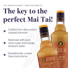 Liber & Co. Orange blossom water note captures tiki cocktail depth.