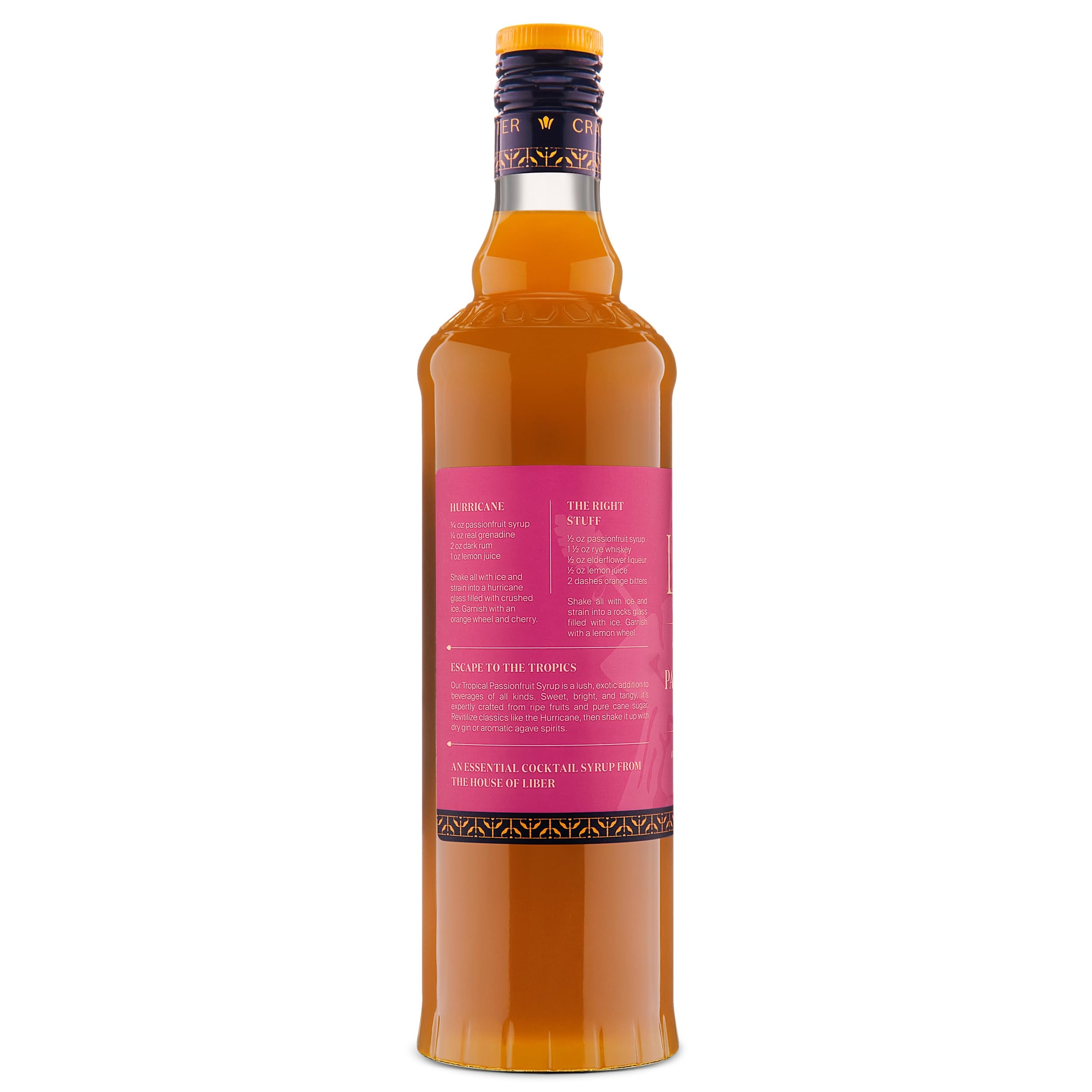Liber & Co Tropical Passion Fruit Syrup hurricane-ready for bold tiki cocktails.