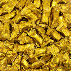 LIBERTY BELL Brazilian coffee candy in a 1 lb bag on a desk for office use.