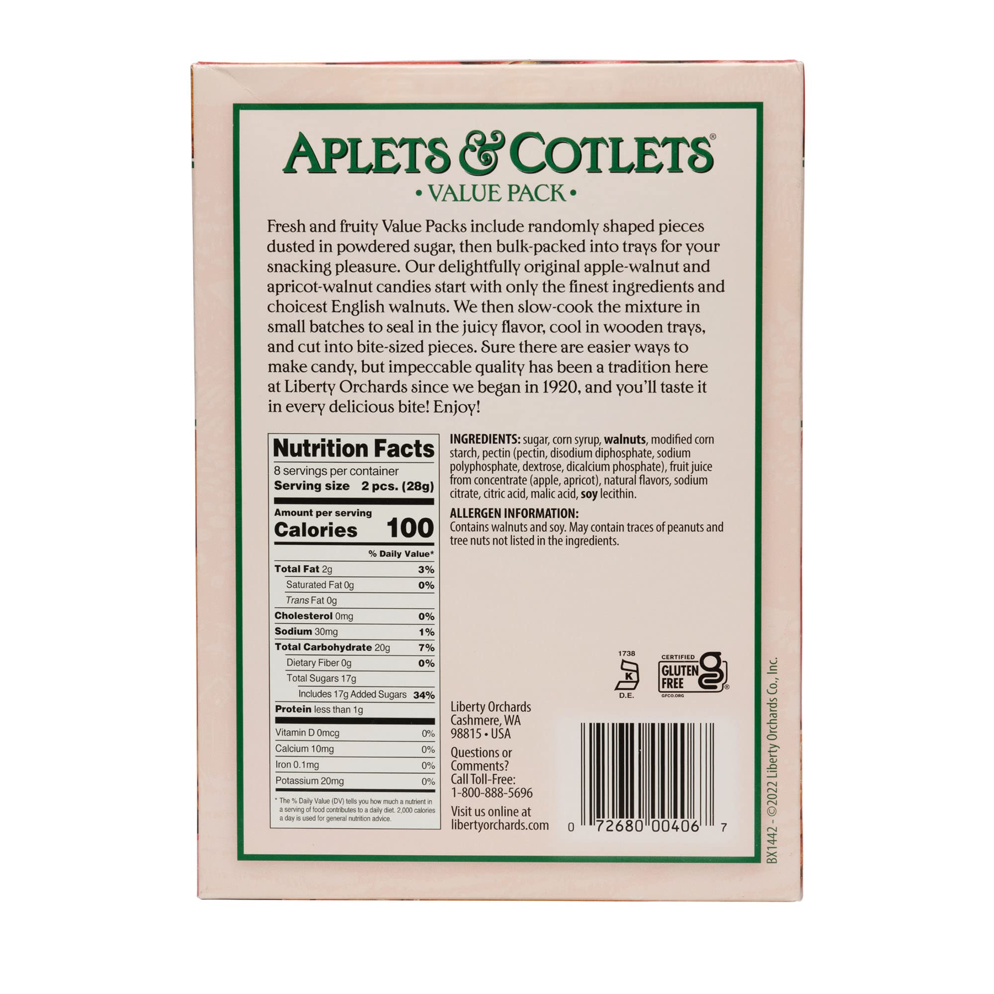 Liberty Orchards 8 oz value pack ready for gifting or sharing