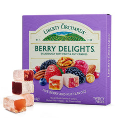 Liberty Orchards Berry Delights gift box 10 oz, ideal for gifting occasions.