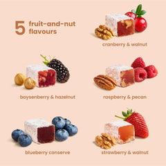 Liberty Orchards raspberry-pecan Turkish delight delivers a fruity crunch in every bite.