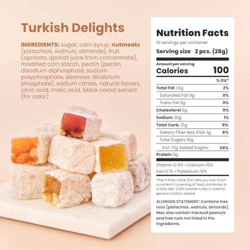 Liberty Orchards Turkish Delight rose and pistachio close-up, fragrant gluten-free indulgence for celebrations.