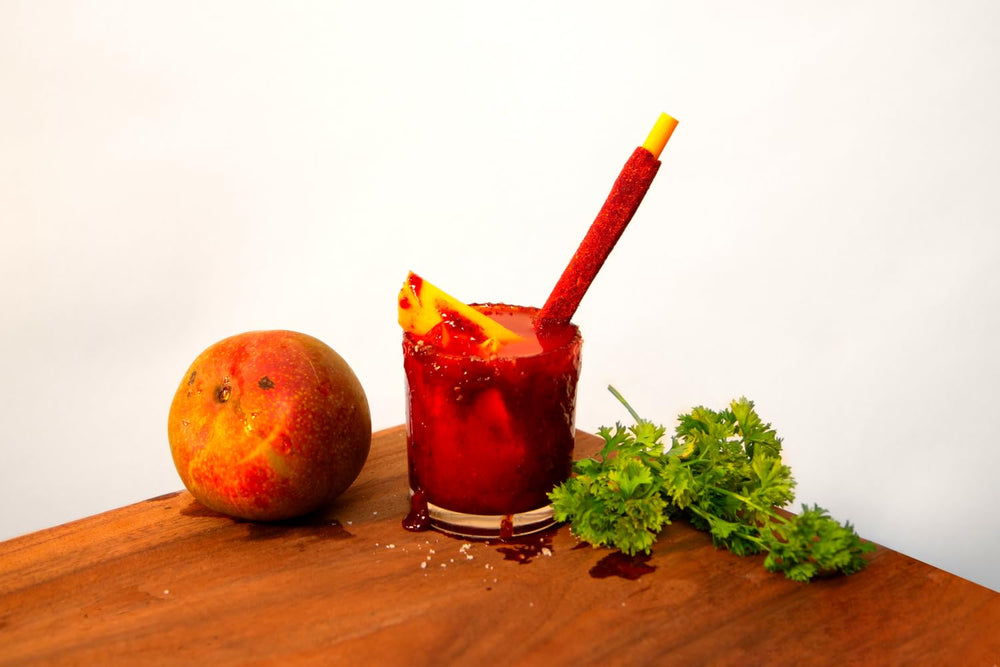 Lichana Chamoy dip rim crafted in Mexico for authentic flavor.