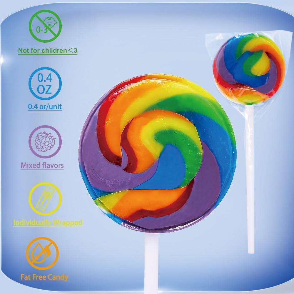LIDATREE lollipops individually wrapped for mess-free serving.